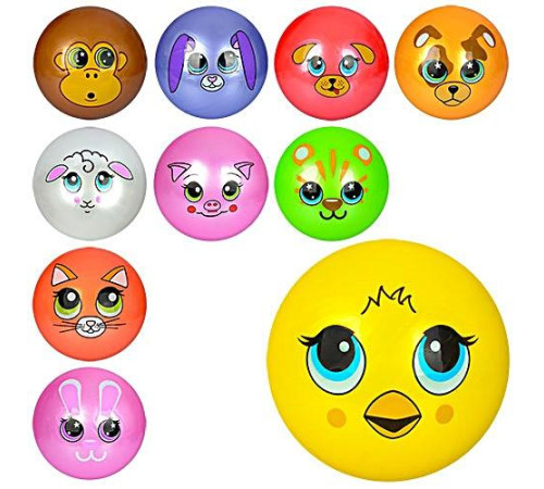 Мяч детский "Мордочки" (MS0249-1)